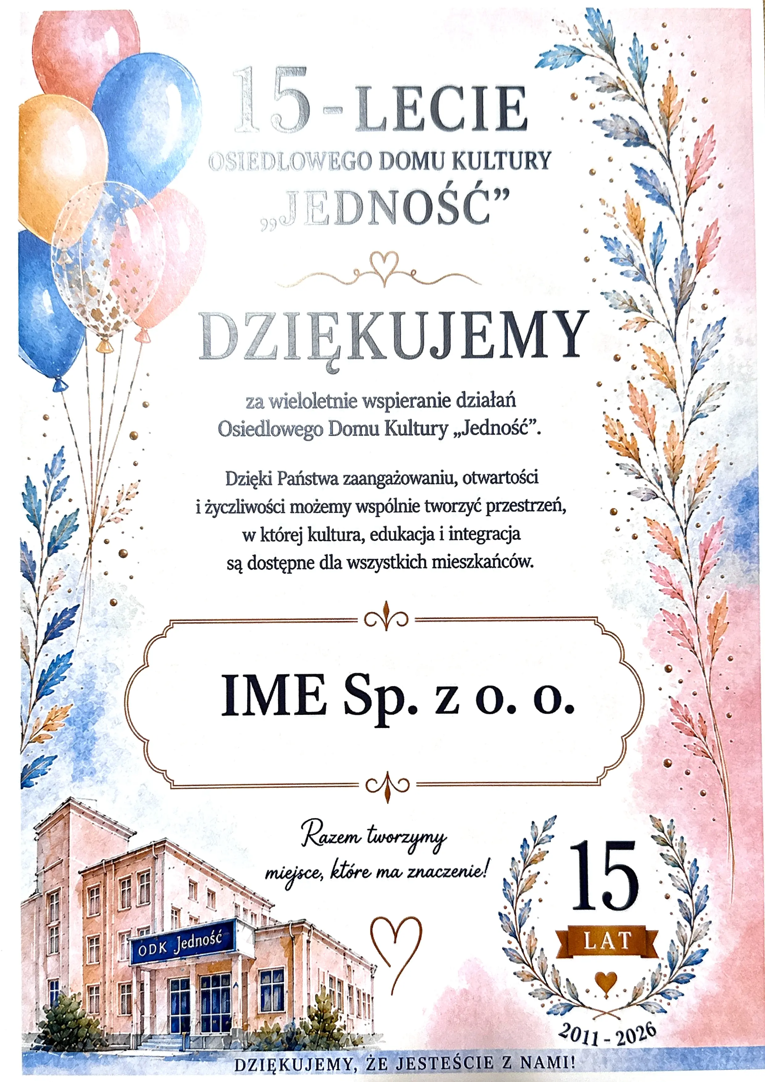 Podziękowanie lub rekomendacja 3